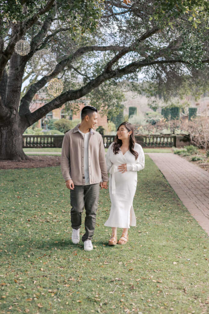 Bay Area maternity photography at Filoli Woodside