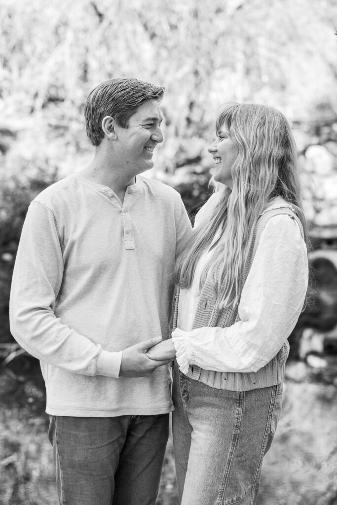 parents have a moment for their own photo together during Berkeley family photography session