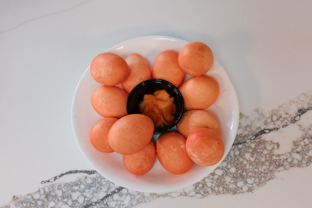 red eggs of Man Yue — A One Month Celebration in San Mateo